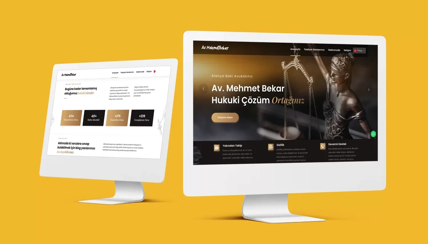Avukat Mehmet Bekar Web Tasarim Hizmeti