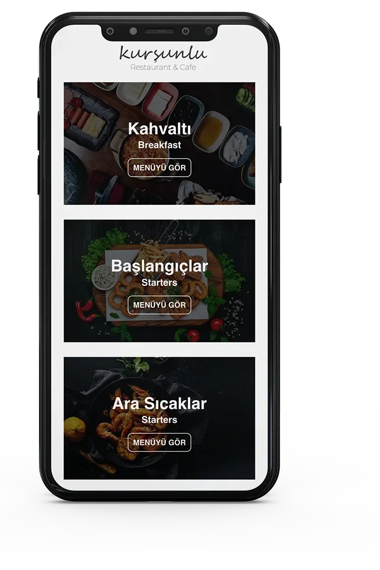 Kursunlu QR Kod Menu Calismasi 1