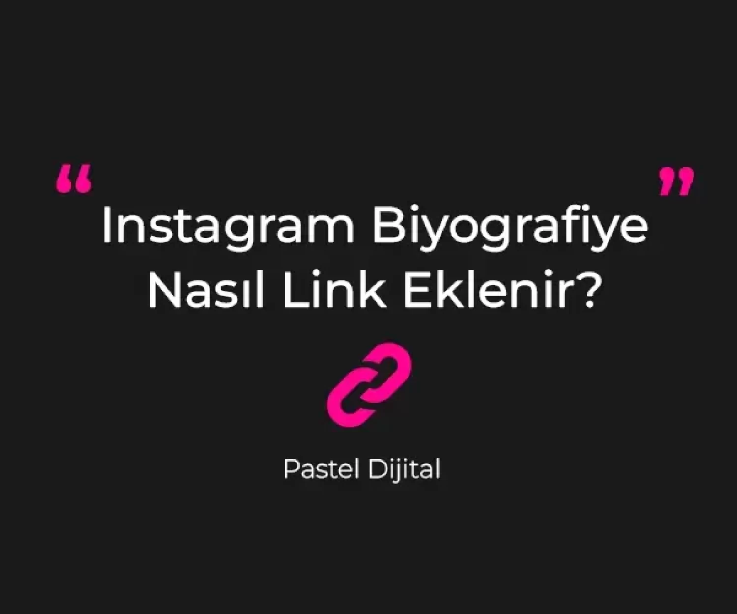 Insragram Biyografiye Nasıl Link Eklenir